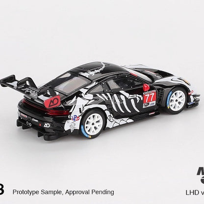 [Mocus Bán lượt mua trước] Sắp ra mắt tháng 01/2026 mô hình xe Mini GT 1:64 Porsche 911 GT3R Halloween Skeleton #1143