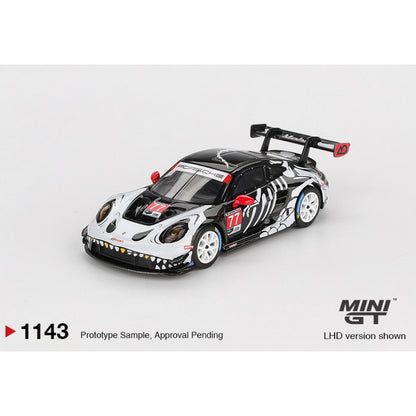 [Mocus Bán lượt mua trước] Sắp ra mắt tháng 01/2026 mô hình xe Mini GT 1:64 Porsche 911 GT3R Halloween Skeleton #1143