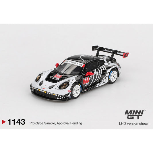 [Mocus Bán lượt mua trước] Sắp ra mắt tháng 01/2026 mô hình xe Mini GT 1:64 Porsche 911 GT3R Halloween Skeleton #1143