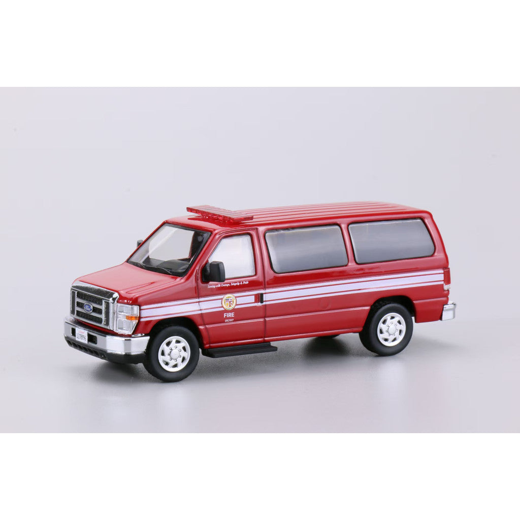 Mô hình xe 596 1:64 Ford E350 Los Angeles