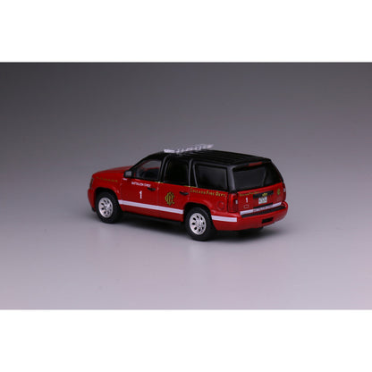 Mô hình xe 596 1:64 Chevrolet Tower River Mỹ Xe Cảnh Sát SUV Chicago, Sở Cứu Hỏa AMR Xe Cứu Thương