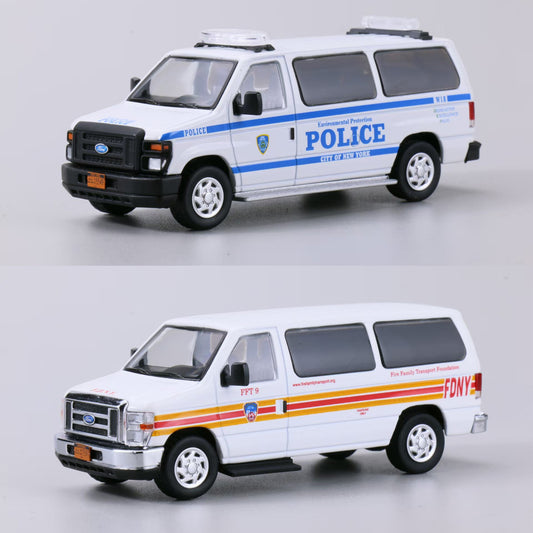 Mô hình xe 596 1:64 Xe Van Van New York
