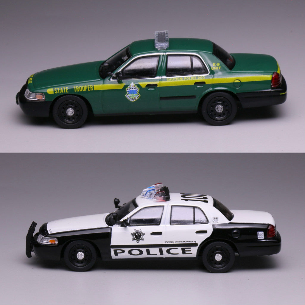 Mô hình xe 596 1:64 Xe Cảnh Sát Ford Victoria Crown CV