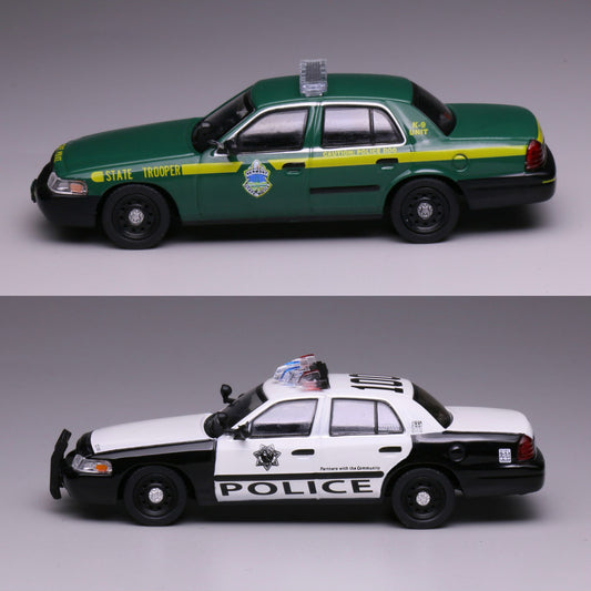 Mô hình xe 596 1:64 Xe Cảnh Sát Ford Victoria Crown CV