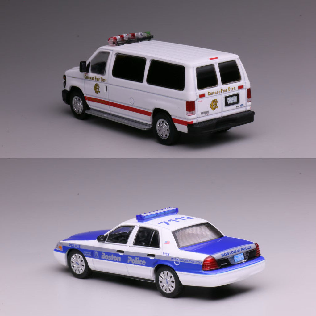 Mô hình xe 596 1:64 Ford E350 Van Victoria CV
