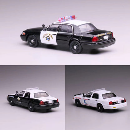 Mô hình xe 596 1:64  Ford Victoria Xe Cảnh Sát California, Lousiana, Texas