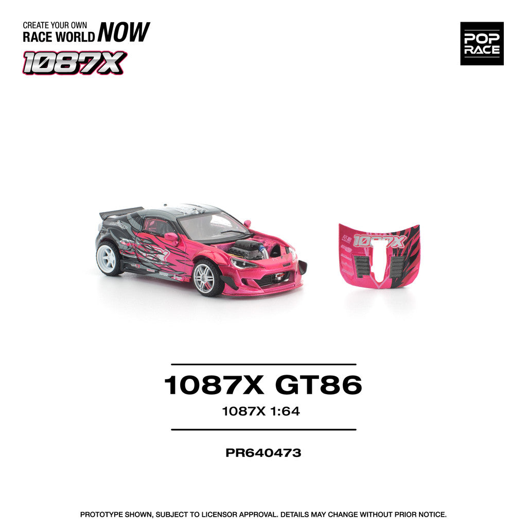 [Mocus Bán lượt mua trước] Sắp ra  mắt mô hình xe POPRACE 1:64 Toyota GT86 1087x Có Thể Mở #473