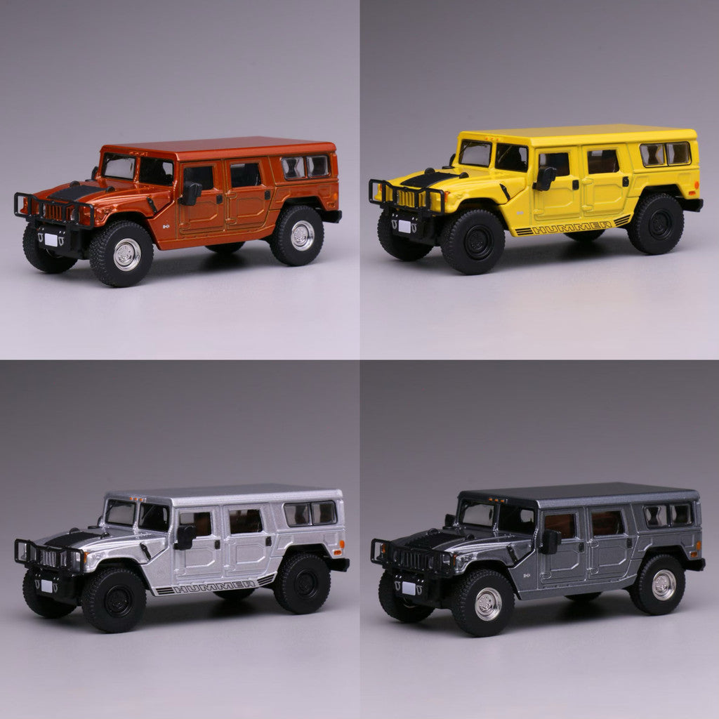 Mô hình xe 596 1:64 HUMMER H1 SUV Quân Đội Xe Địa Hình
