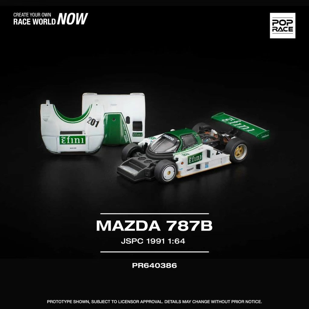 [Mocus Bán lượt mua trước] Sắp ra  mắt mô hình xe POPRACE 1:64 Mazda 787b Jspc 1991 #386