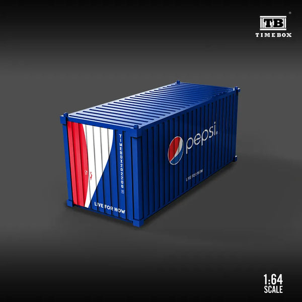 Mô hình diorama container 20ft Pepsi tỉ lệ 1:64