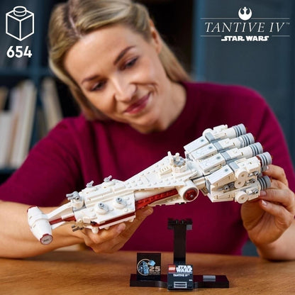 LEGO STAR WARS 75376 Đồ chơi lắp ráp Chiến hạm Tantive IV (654 chi tiết)