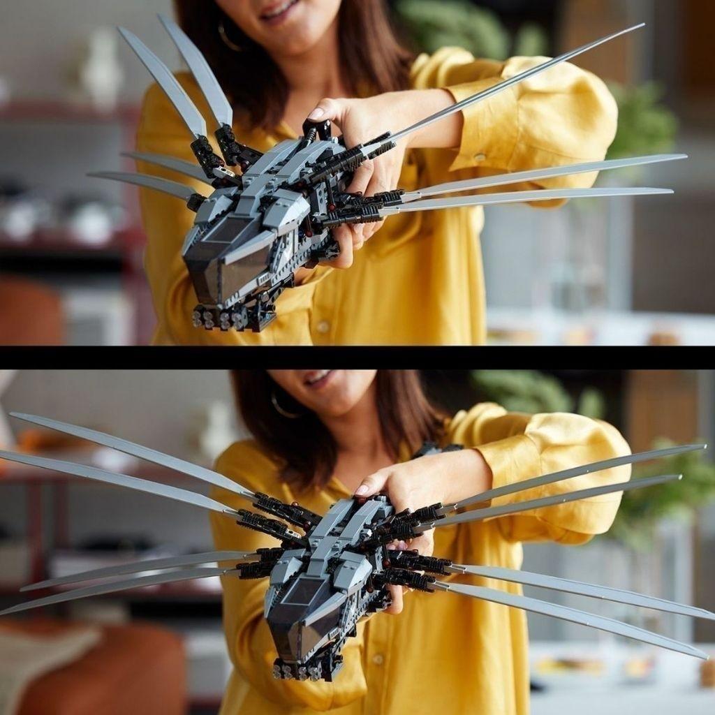 LEGO ADULTS ICONS 10327 Đồ Chơi Lắp Ráp Tàu Vận Tải Hoàng Gia Ornithopter (1369 chi tiết)