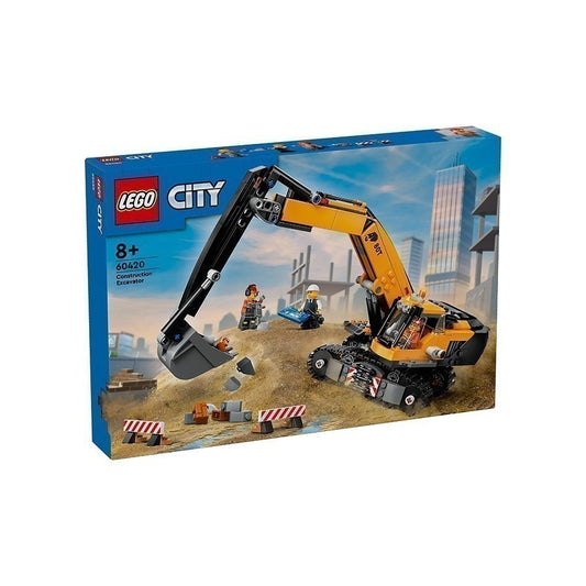 LEGO CITY 60420 Đồ Chơi Lắp Ráp Máy Đào Bánh Xích (633 chi tiết)