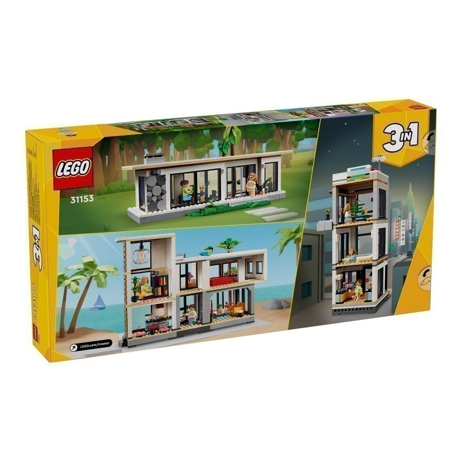 LEGO CREATOR 31153 Đồ Chơi Lắp Ráp Ngôi Nhà Hiện Đại (939 chi tiết)