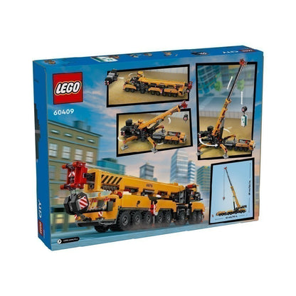 LEGO CITY 60409 Đồ Chơi Lắp Ráp Xe Cần Cẩu Bánh Lốp (1116 chi tiết)