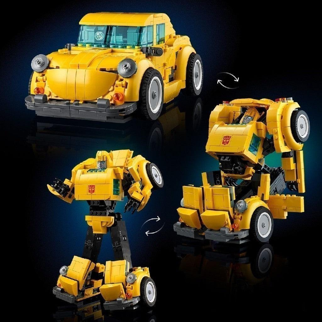 LEGO ADULTS ICONS 10338 Đồ Chơi Lắp Ráp Xe Đua Biến Hình Transformer BumbleBee (950 chi tiết)