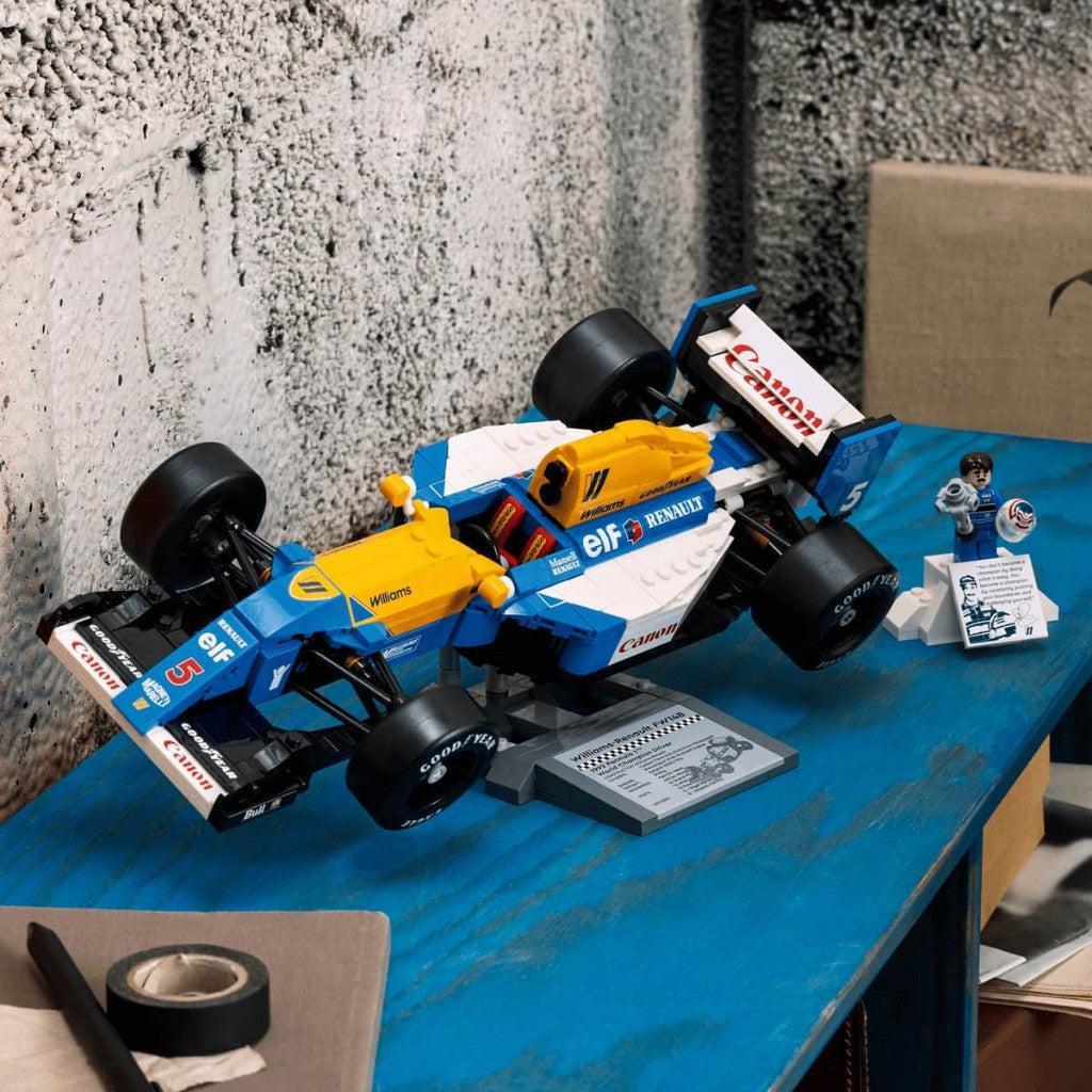 LEGO ICONS 10353 Đồ Chơi Lắp Ráp Siêu Xe Williams Racing Fw14b Và Nigel Mansell (799 chi tiết)