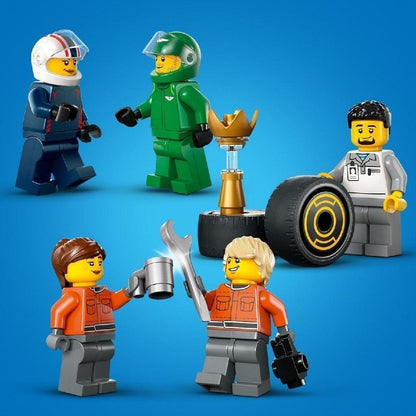 LEGO CITY 60445 Đồ Chơi Lắp Ráp Xe Vận Chuyển Xe Đua F1 (1086 chi tiết)