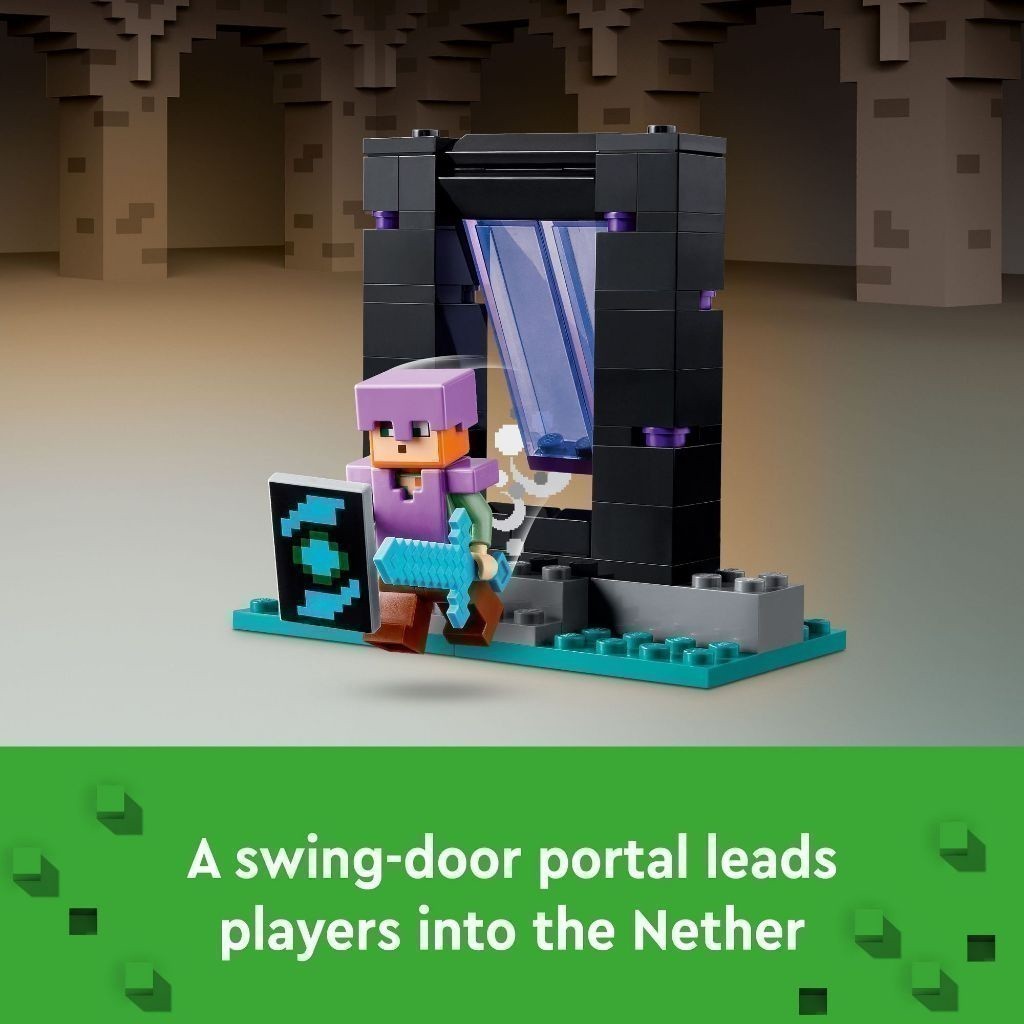 LEGO MINECRAFT 21252 Đồ chơi lắp ráp Kho chế tạo vũ khí (203 chi tiết)