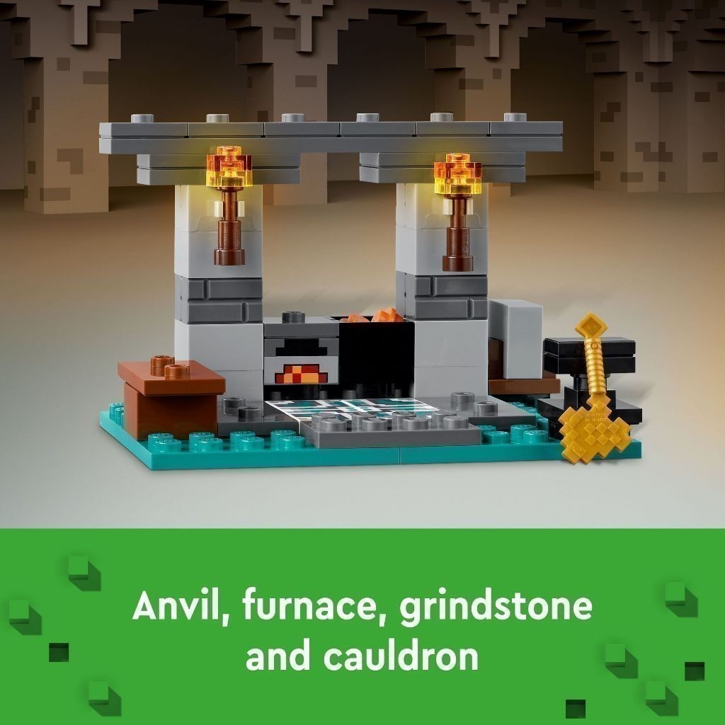 LEGO MINECRAFT 21252 Đồ chơi lắp ráp Kho chế tạo vũ khí (203 chi tiết)