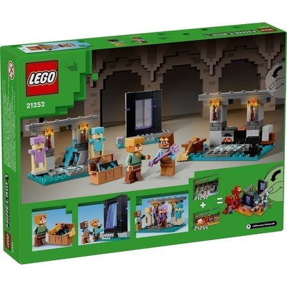 LEGO MINECRAFT 21252 Đồ chơi lắp ráp Kho chế tạo vũ khí (203 chi tiết)
