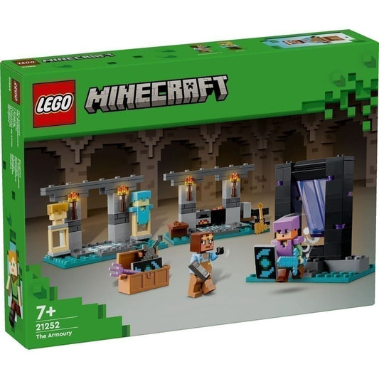 LEGO MINECRAFT 21252 Đồ chơi lắp ráp Kho chế tạo vũ khí (203 chi tiết)