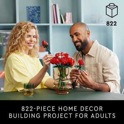 LEGO BOTANICALS 10328 Đồ chơi lắp ráp Bó hoa hồng LEGO® Icons (822 chi tiết)