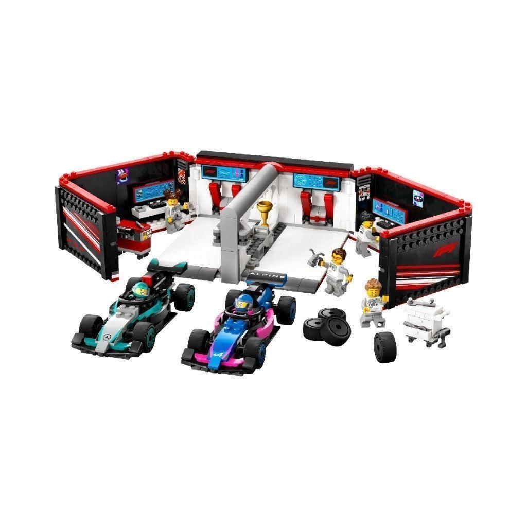 LEGO CITY 60444 Đồ Chơi Lắp Ráp Gara F1 (678 chi tiết)