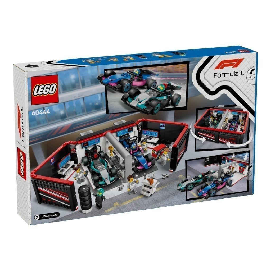 LEGO CITY 60444 Đồ Chơi Lắp Ráp Gara F1 (678 chi tiết)
