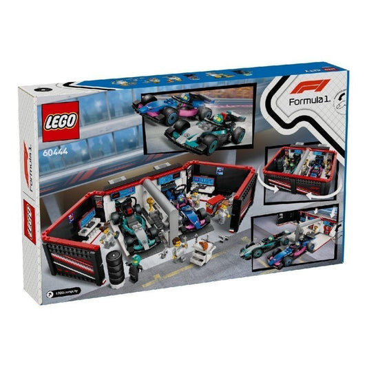 LEGO CITY 60444 Đồ Chơi Lắp Ráp Gara F1 (678 chi tiết)