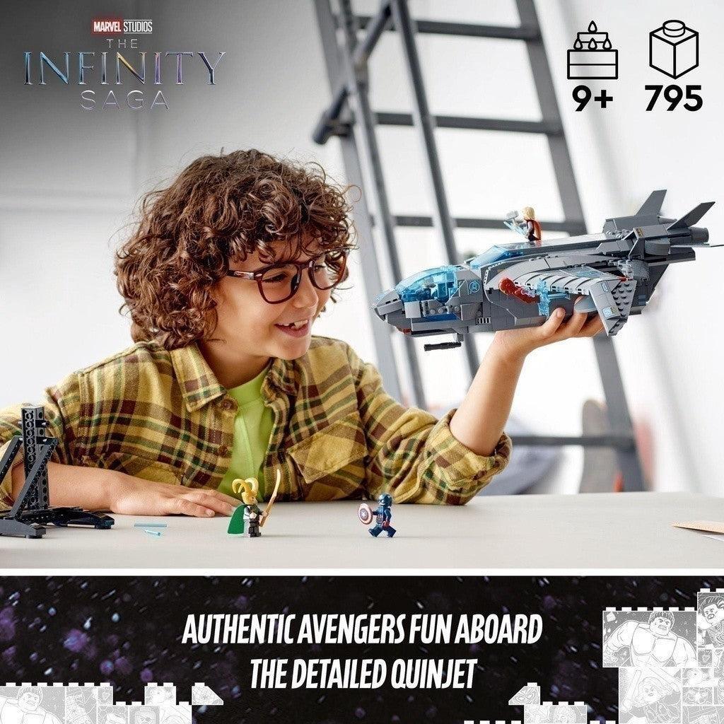 LEGO SUPER HEROES MARVEL 76248 Trụ Sở Phi Thuyền Của Đội Avenger (795 Chi Tiết)