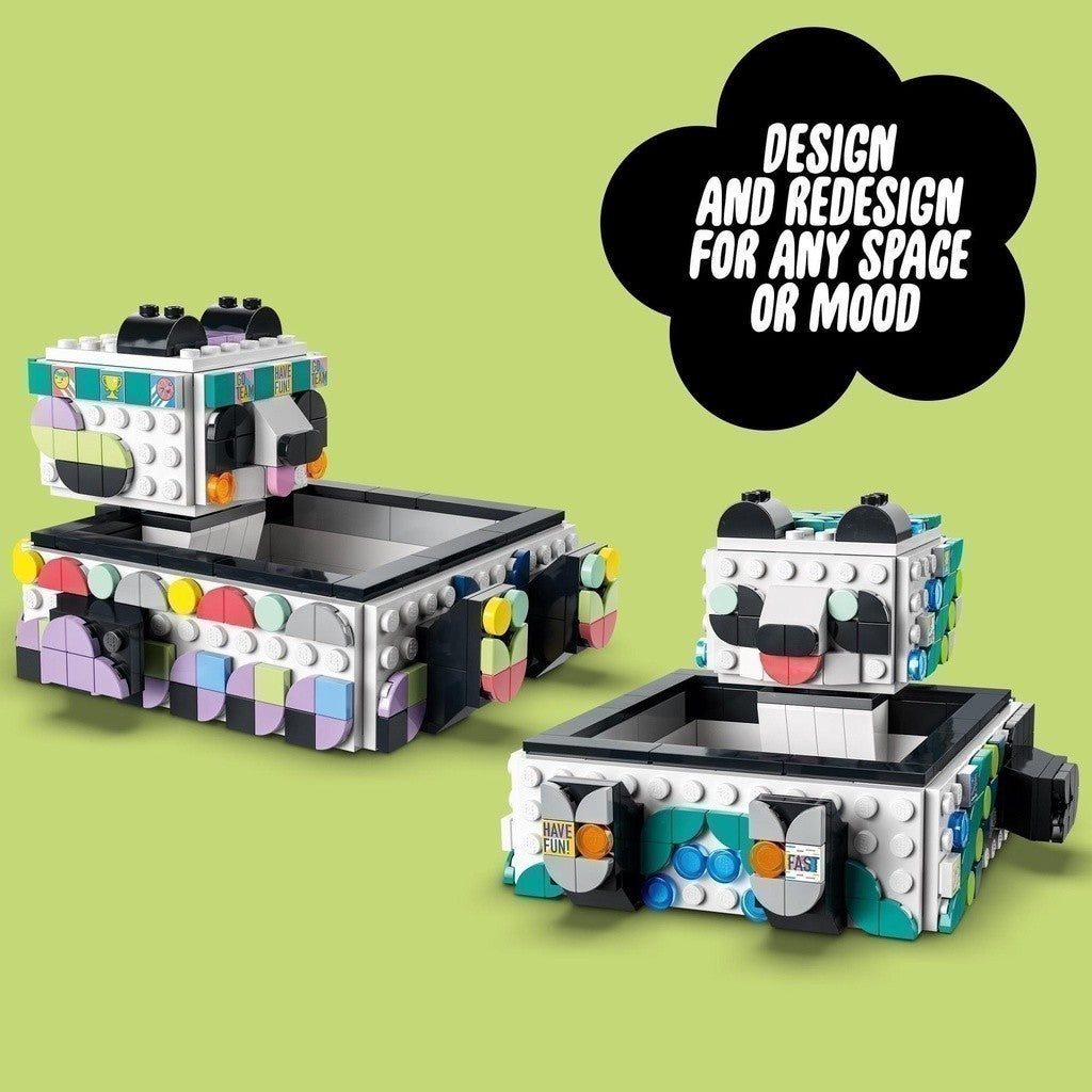 LEGO DOTS 41959 Khay đựng bút gấu Panda dễ thương (517 chi tiết)