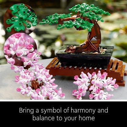 LEGO BOTANICALS 10281 Đồ chơi lắp ráp Cây Bonsai Icons ( 878 Chi tiết)