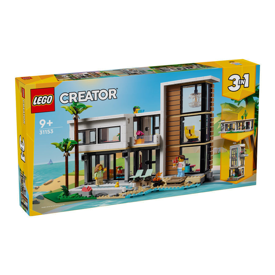 LEGO CREATOR 31153 Đồ Chơi Lắp Ráp Ngôi Nhà Hiện Đại (939 chi tiết)