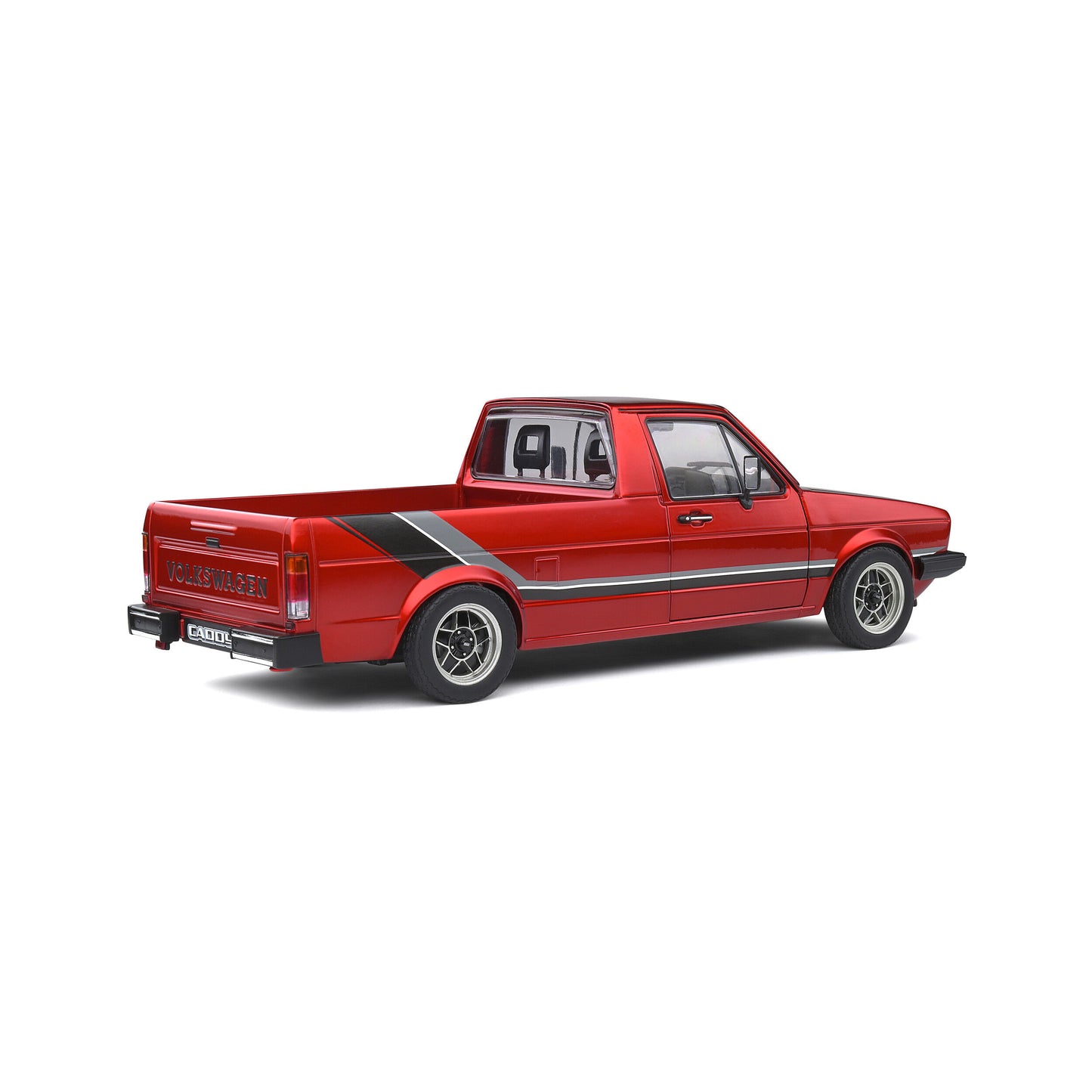 Mô hình xe Solido 1/18 Volkswagen Caddy Mk.1 – Red Custom – 1982