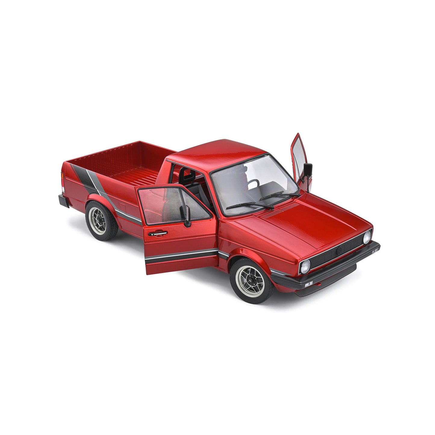Mô hình xe Solido 1/18 Volkswagen Caddy Mk.1 – Red Custom – 1982