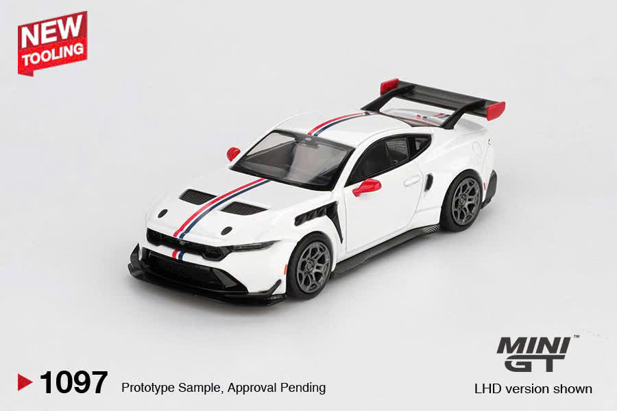 [Mocus Bán lượt mua trước] Sắp ra mắt Tháng 01/2026 mô hình xe Mini GT 1:64 Ford Mustang GTD Spirit of America 1097