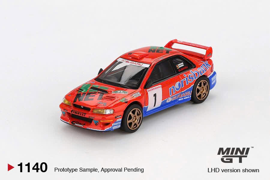 [Mocus Bán lượt mua trước] Sắp ra mắt Tháng 01/2026 mô hình xe Mini GT 1:64 Subaru Impreza WRC97 #1 1999 DRM Champion 1140